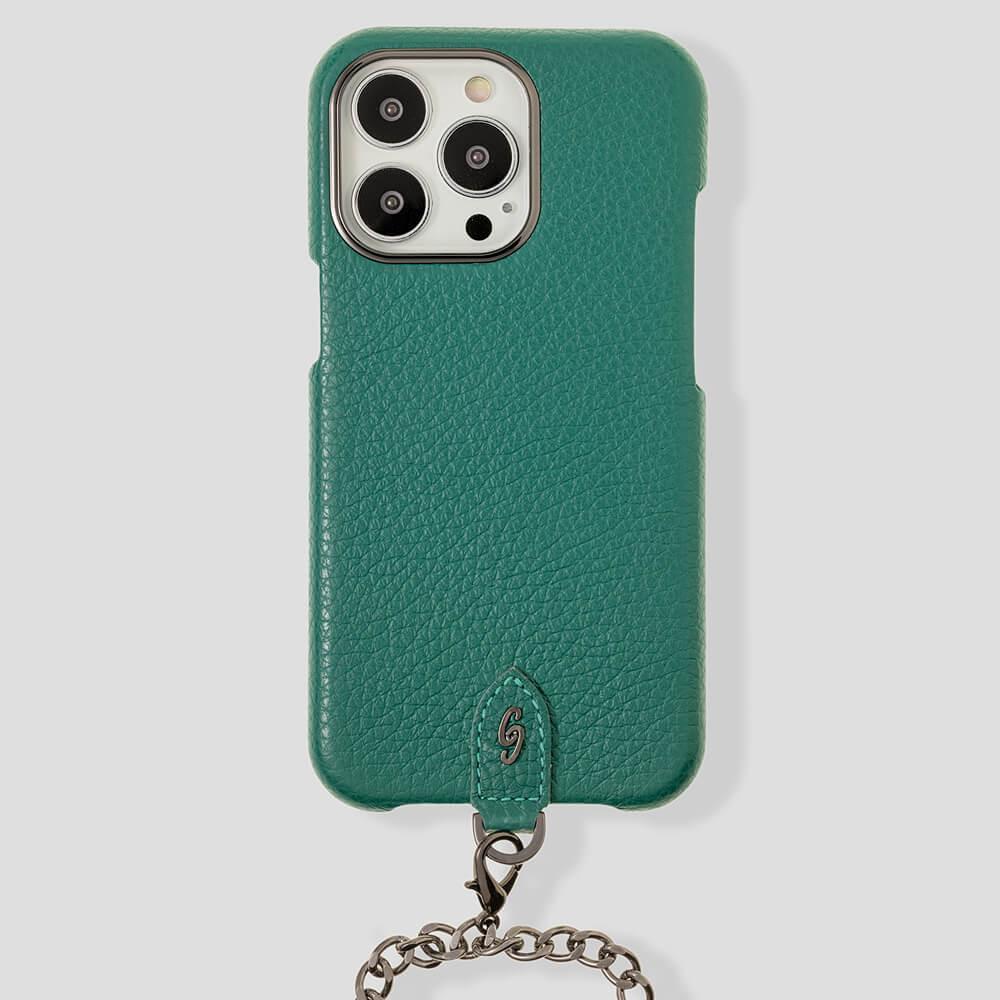 Necklace Calfskin Case for iPhone 14 - gattiluxury