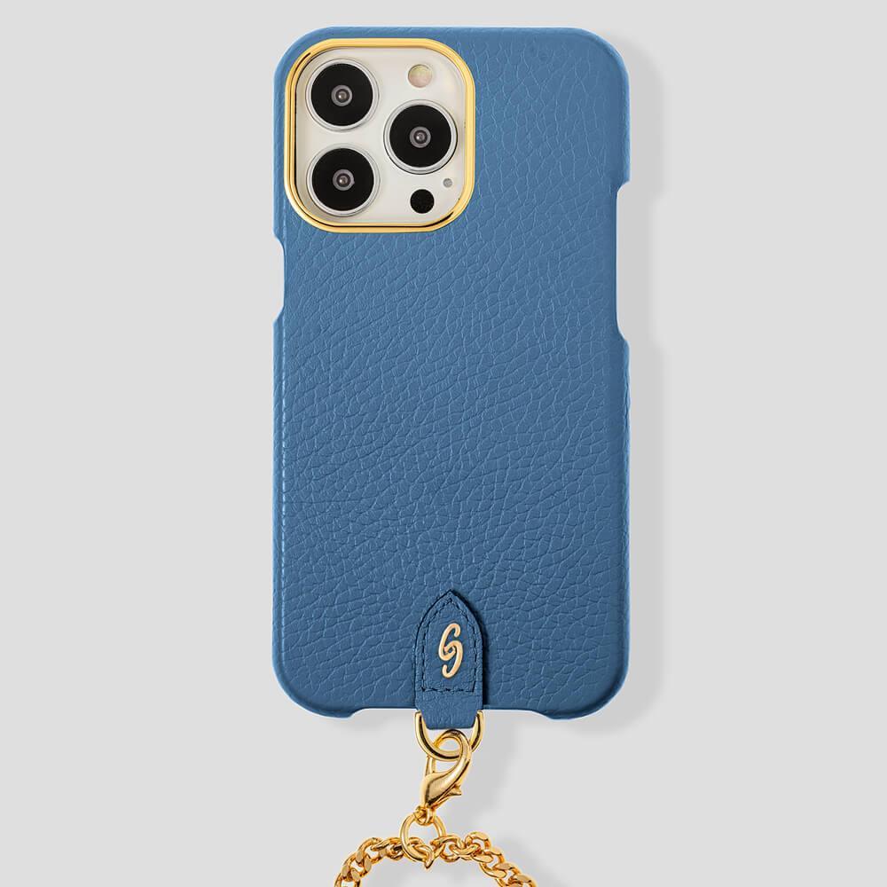 Necklace Calfskin Case for iPhone 14 - gattiluxury