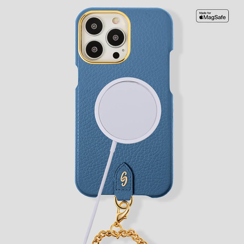 Necklace Calfskin Case for iPhone 14 - gattiluxury