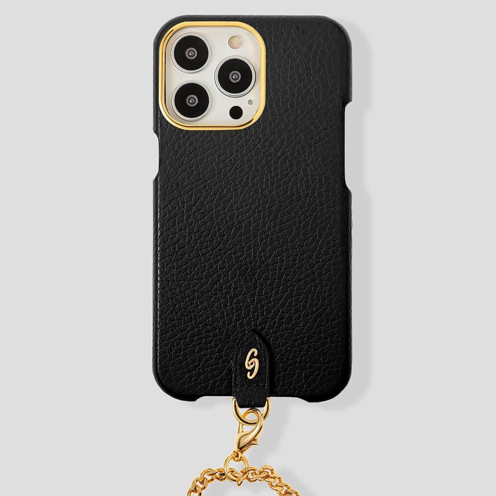 Necklace Calfskin Case for iPhone 14 - gattiluxury