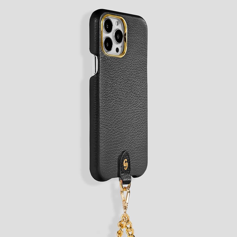 Necklace Calfskin Case for iPhone 14 - gattiluxury