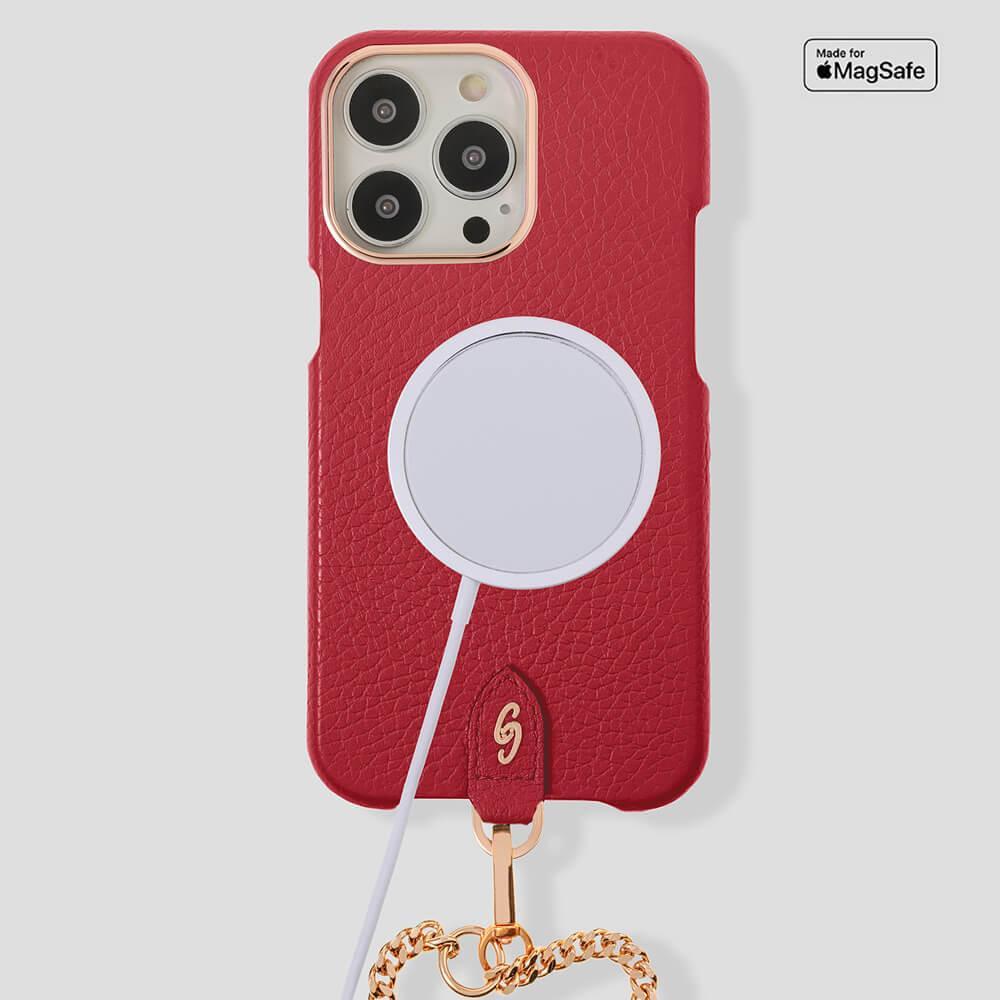 Necklace Calfskin Case for iPhone 14 - gattiluxury