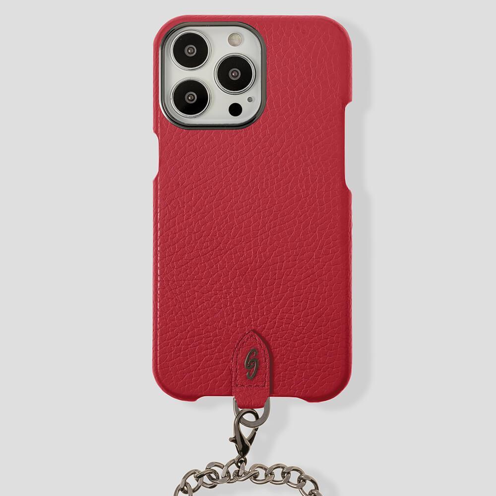 Necklace Calfskin Case for iPhone 14 - gattiluxury