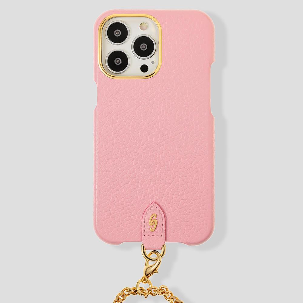 Necklace Calfskin Case for iPhone 14 - gattiluxury