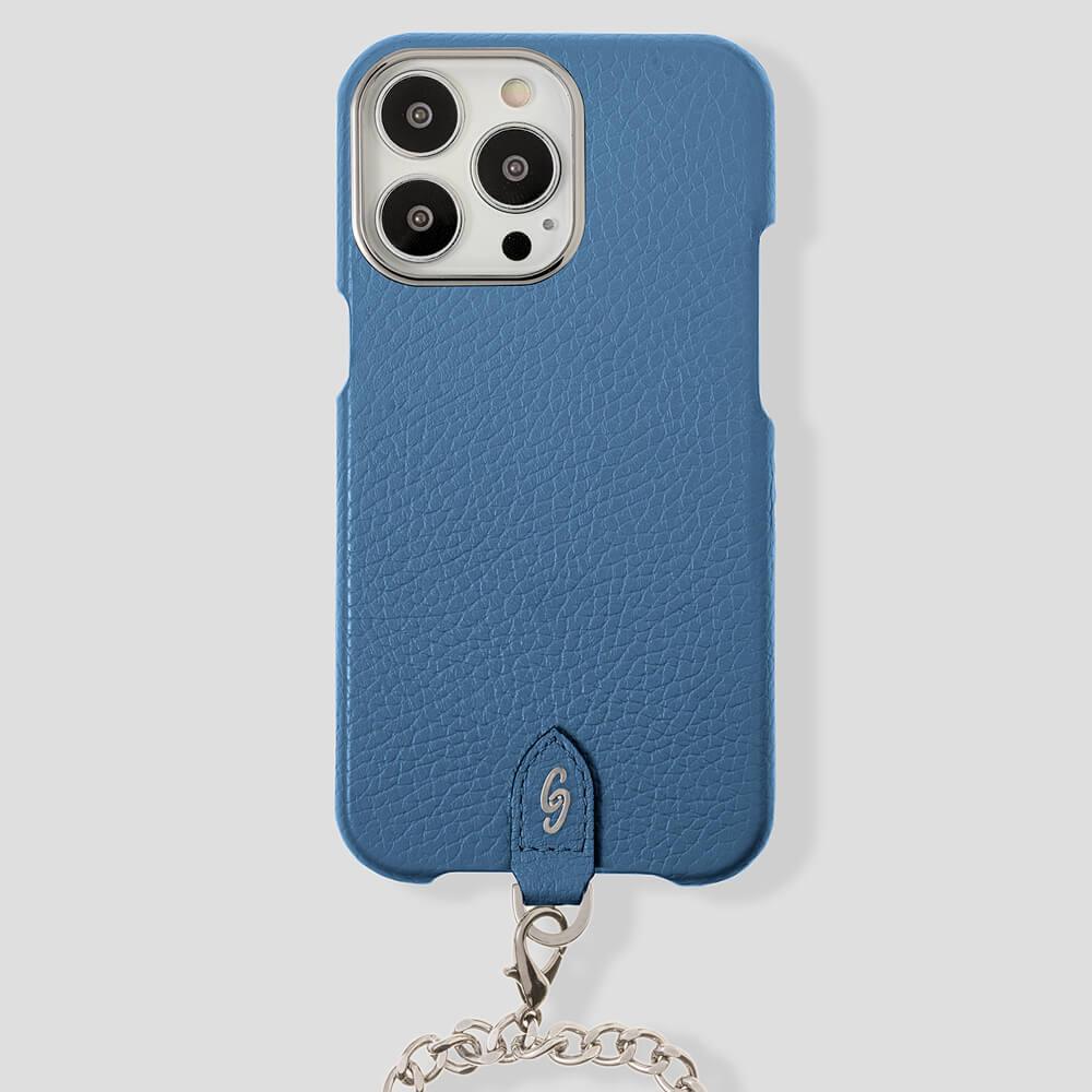 Necklace Calfskin Case for iPhone 14 Max - gattiluxury
