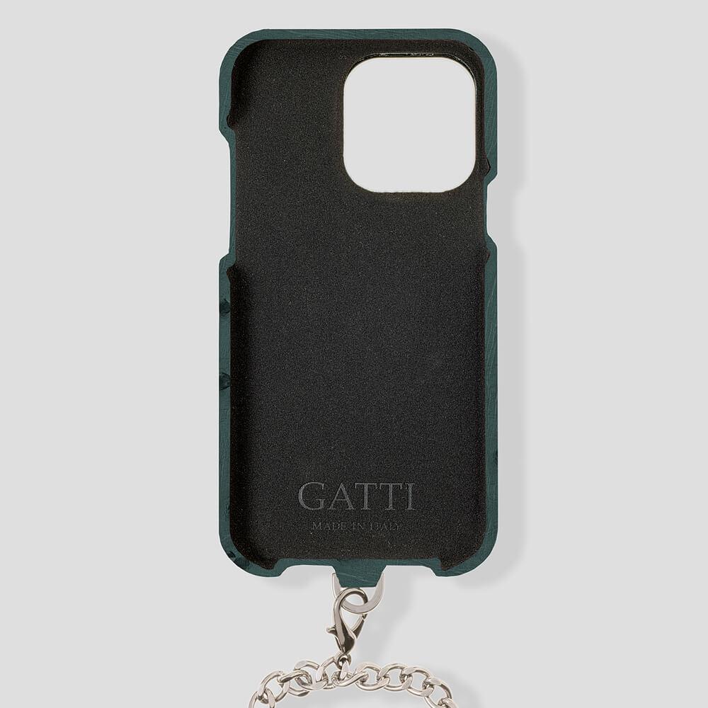 Necklace Ostrich Case for iPhone 14 Pro Max - gattiluxury