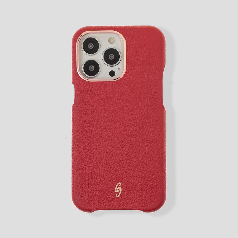 Classic Calfskin Case for iPhone 14 - gattiluxury