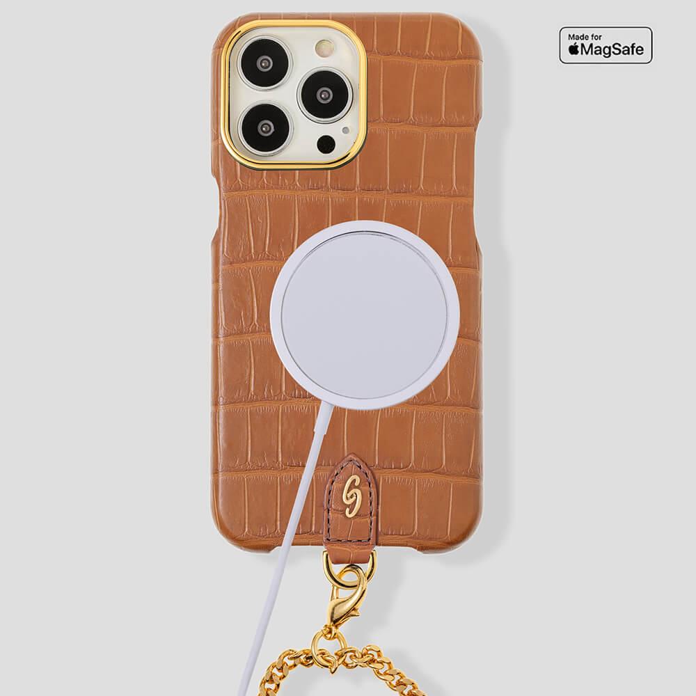 Necklace Alligator Case for iPhone 14 Pro - Gatti Luxury