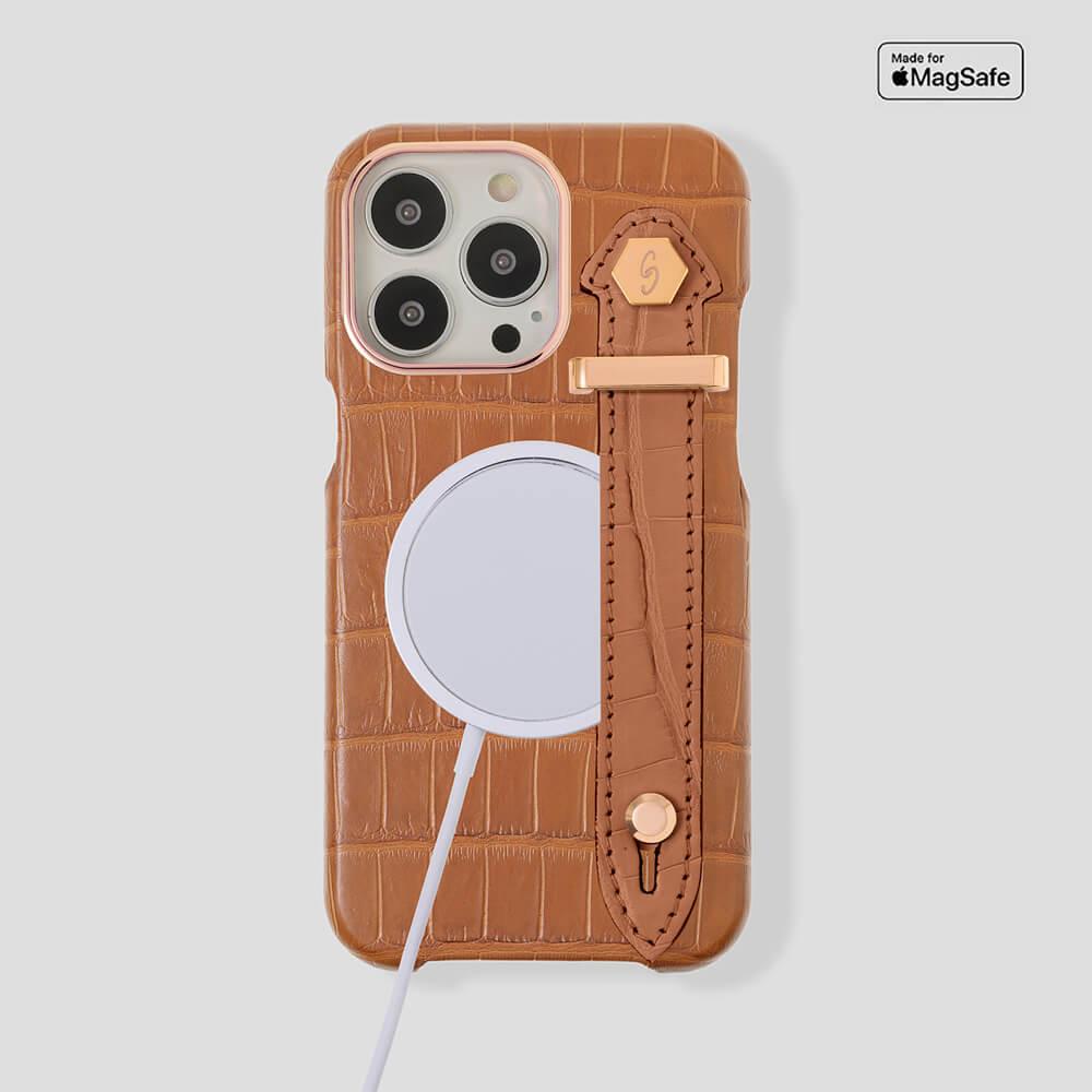 Loop Metal Strap Alligator Case for iPhone 14 - Gatti Luxury