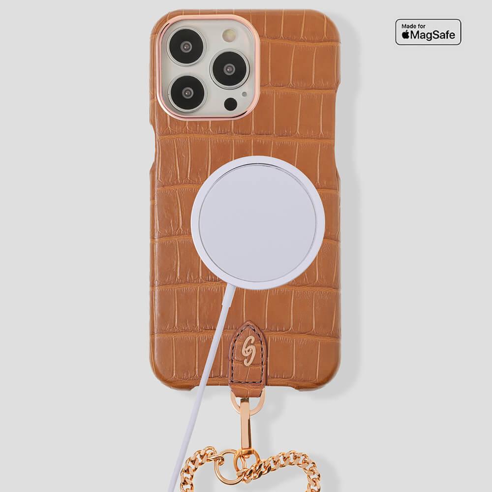 Necklace Alligator Case for iPhone 14 Plus - Gatti Luxury