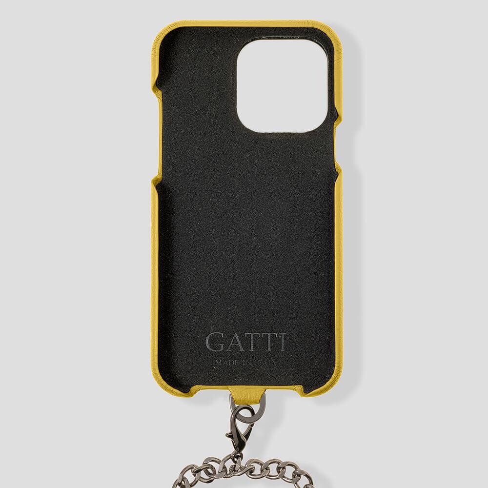 Necklace Calfskin Case for iPhone 13 Pro Max - Gatti Luxury