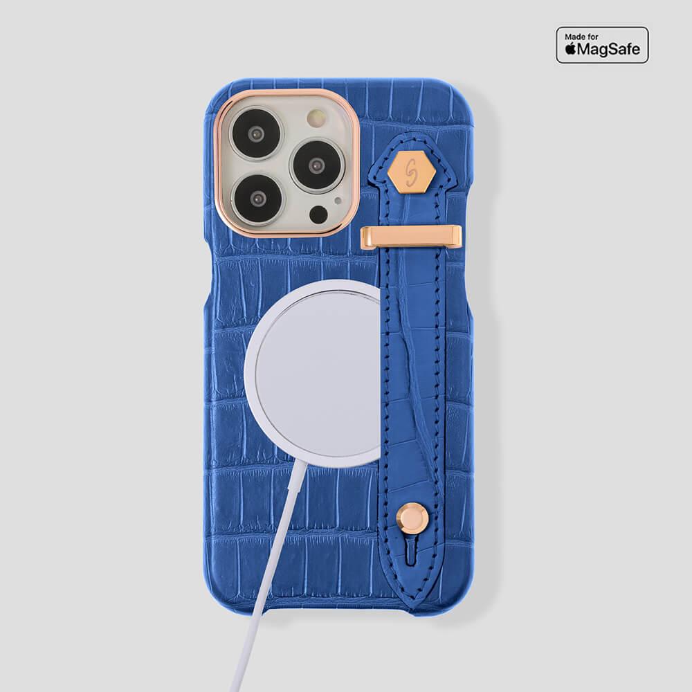 Loop Metal Strap Alligator Case for iPhone 14 - Gatti Luxury