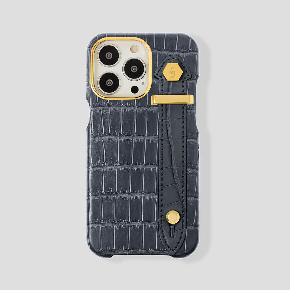 Loop Metal Strap Alligator Case for iPhone 14