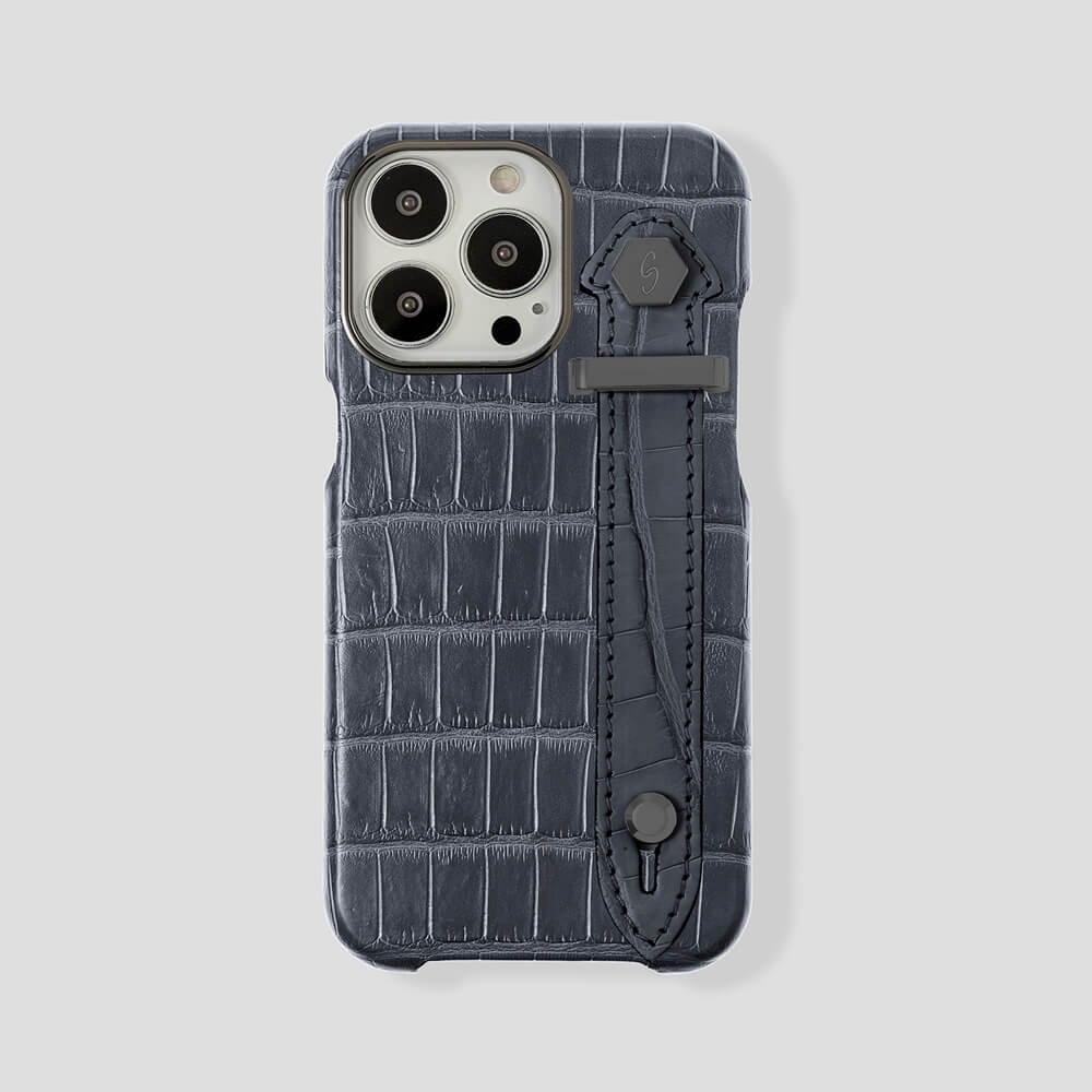 Loop Metal Strap Alligator Case for iPhone 14