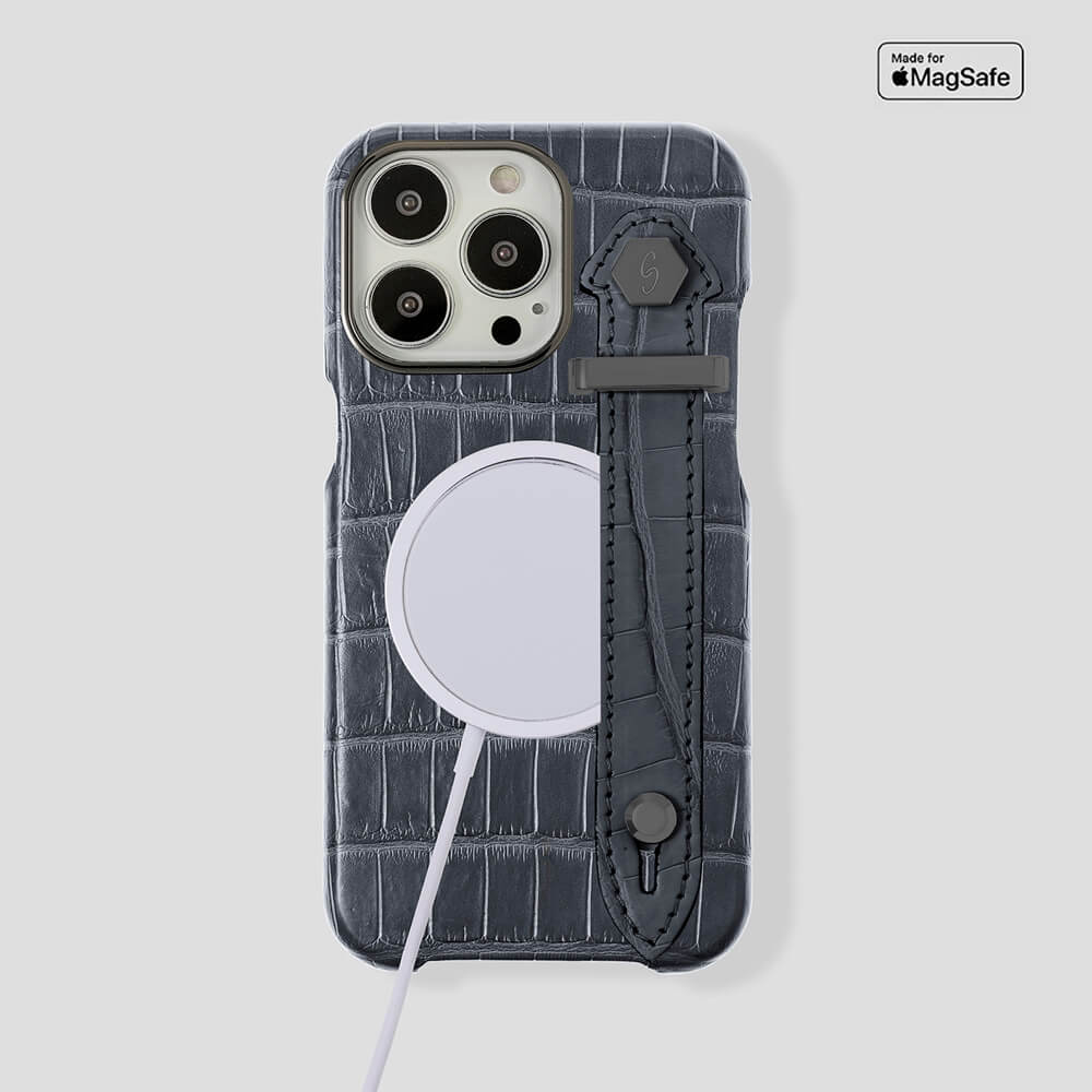 Loop Metal Strap Alligator Case for iPhone 14