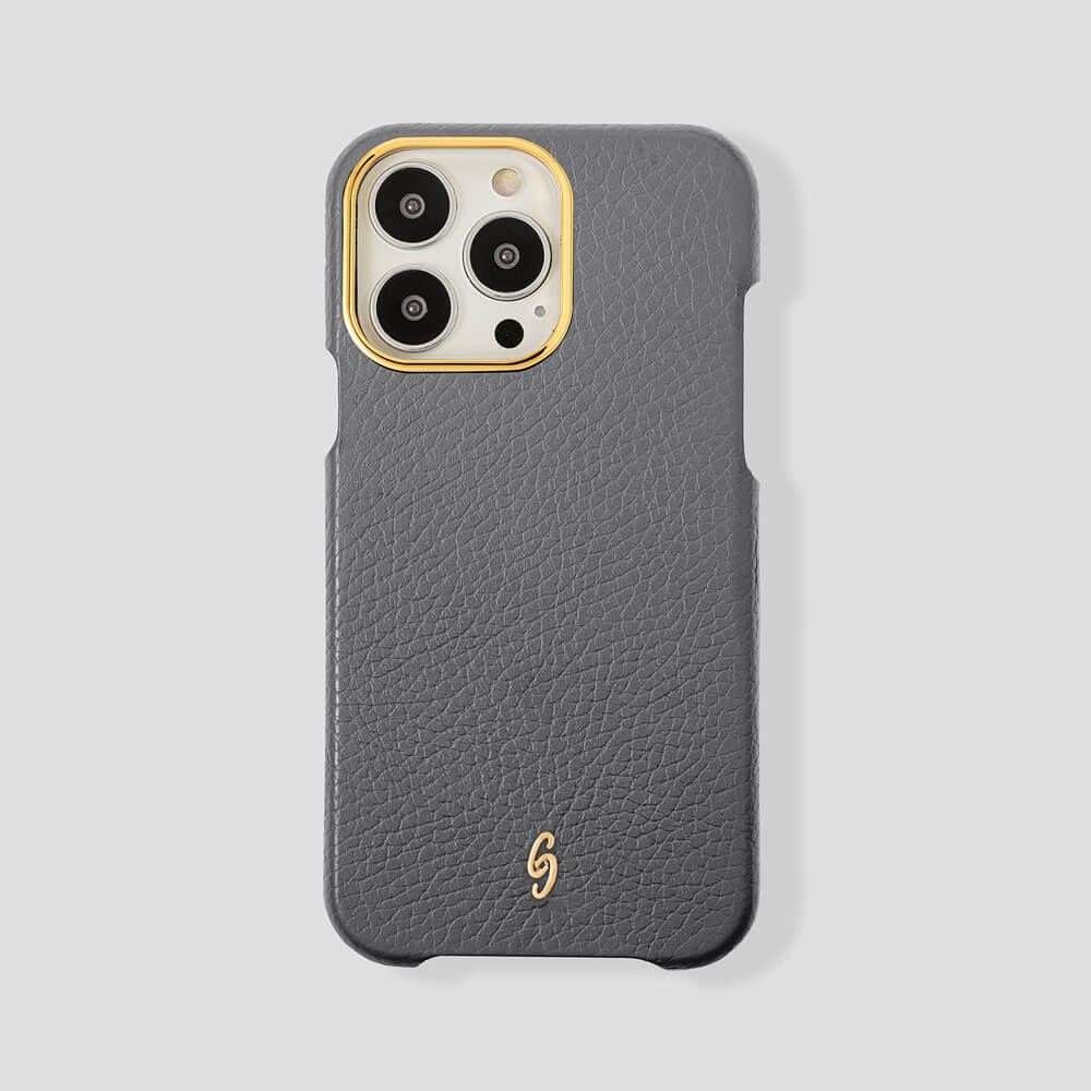 Classic Calfskin Case for iPhone 14 Plus