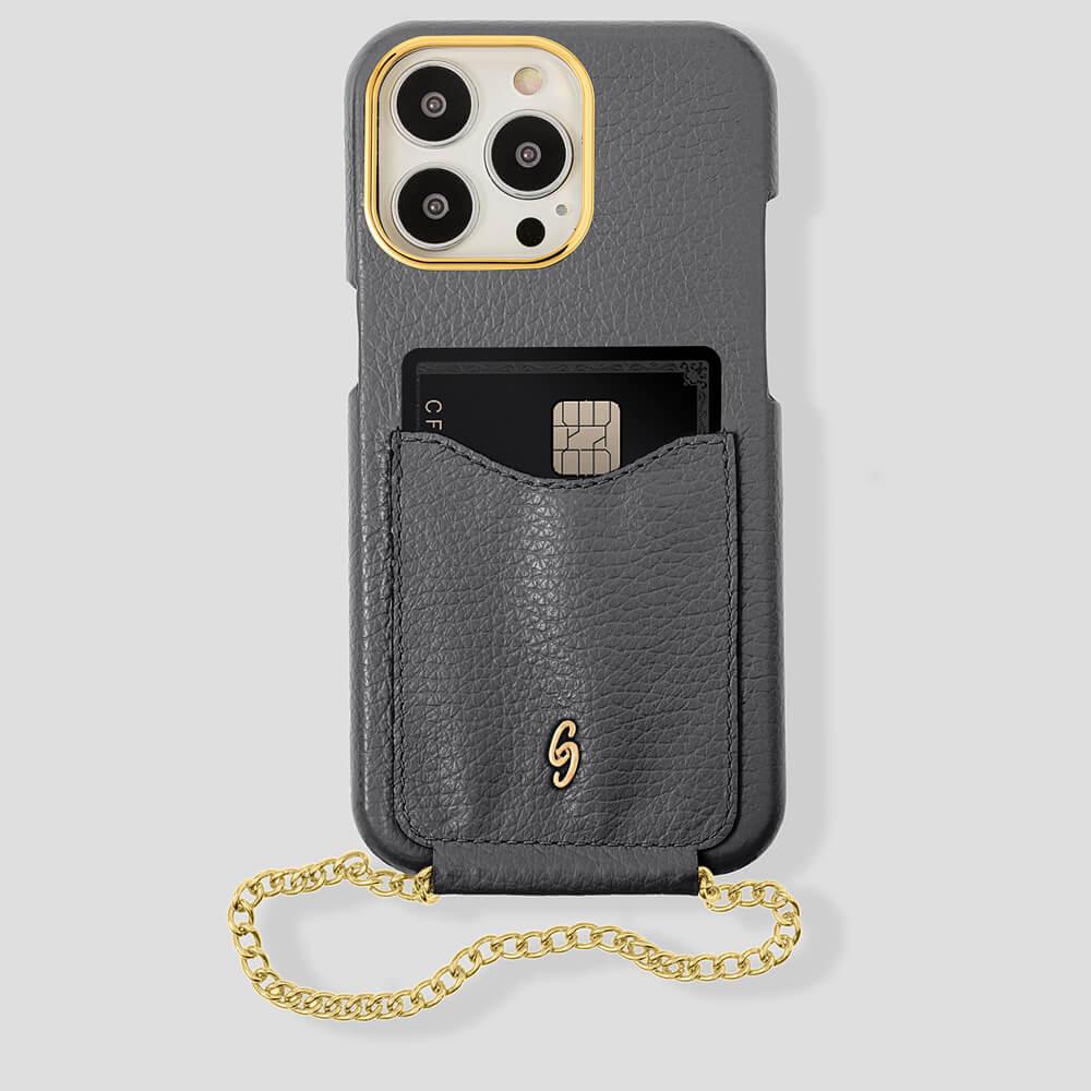 Cardholder Calfskin Case for iPhone 14 Pro Max - Gatti Luxury