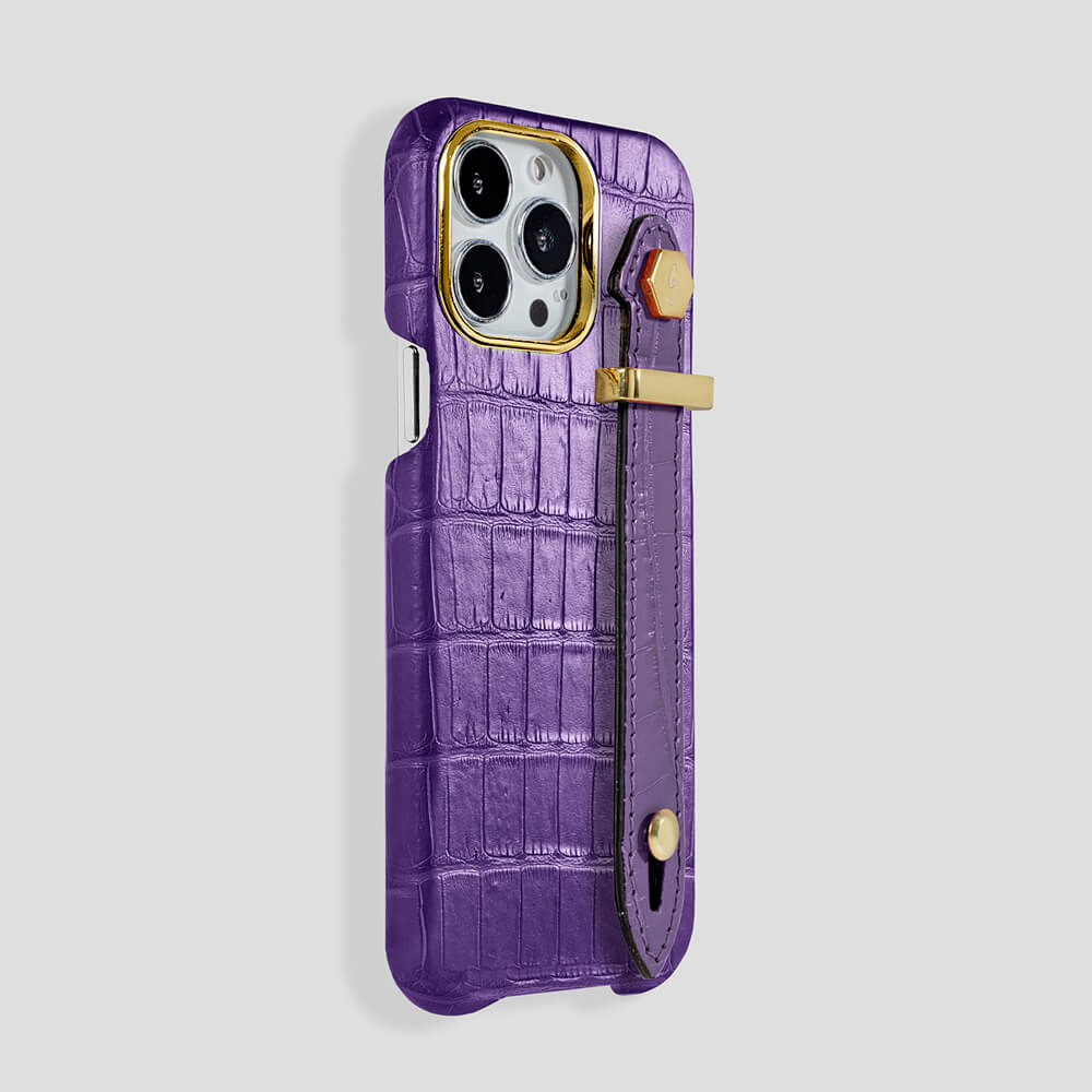 Loop Metal Strap Alligator Case for iPhone 14