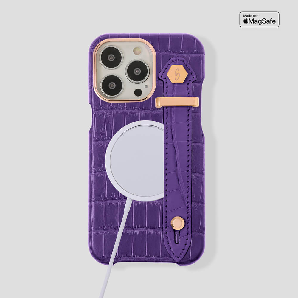 Loop Metal Strap Alligator Case for iPhone 14