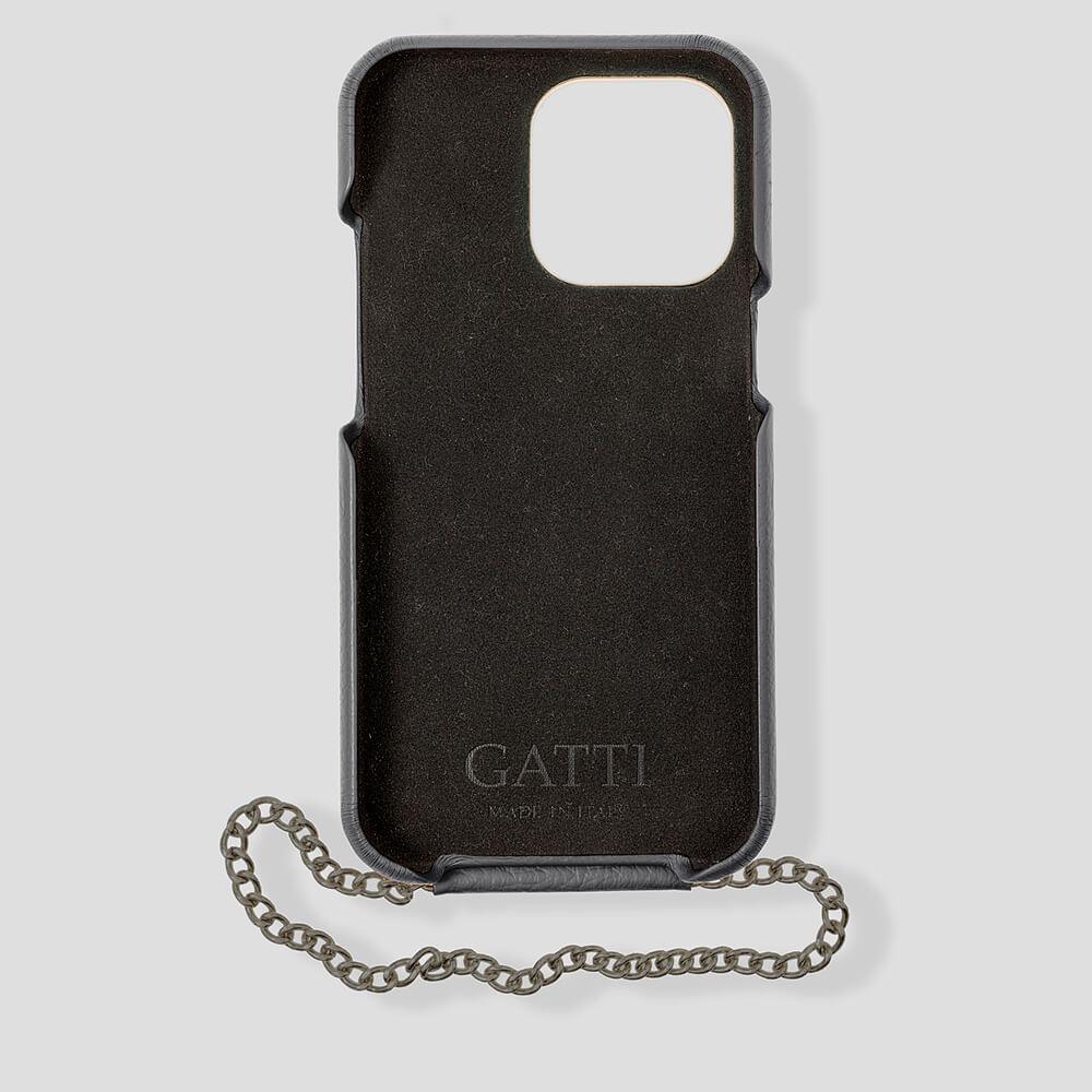 Cardholder Calfskin Case for iPhone 14 Plus - Gatti Luxury