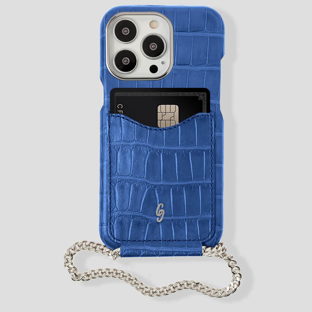 Cardholder Alligator Case for iPhone 13 Pro - gattiluxury