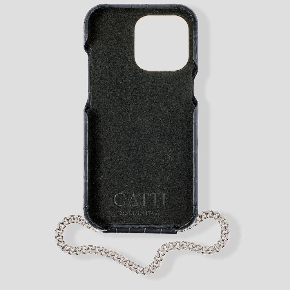 Cardholder Alligator Case for iPhone 14 Max - gattiluxury