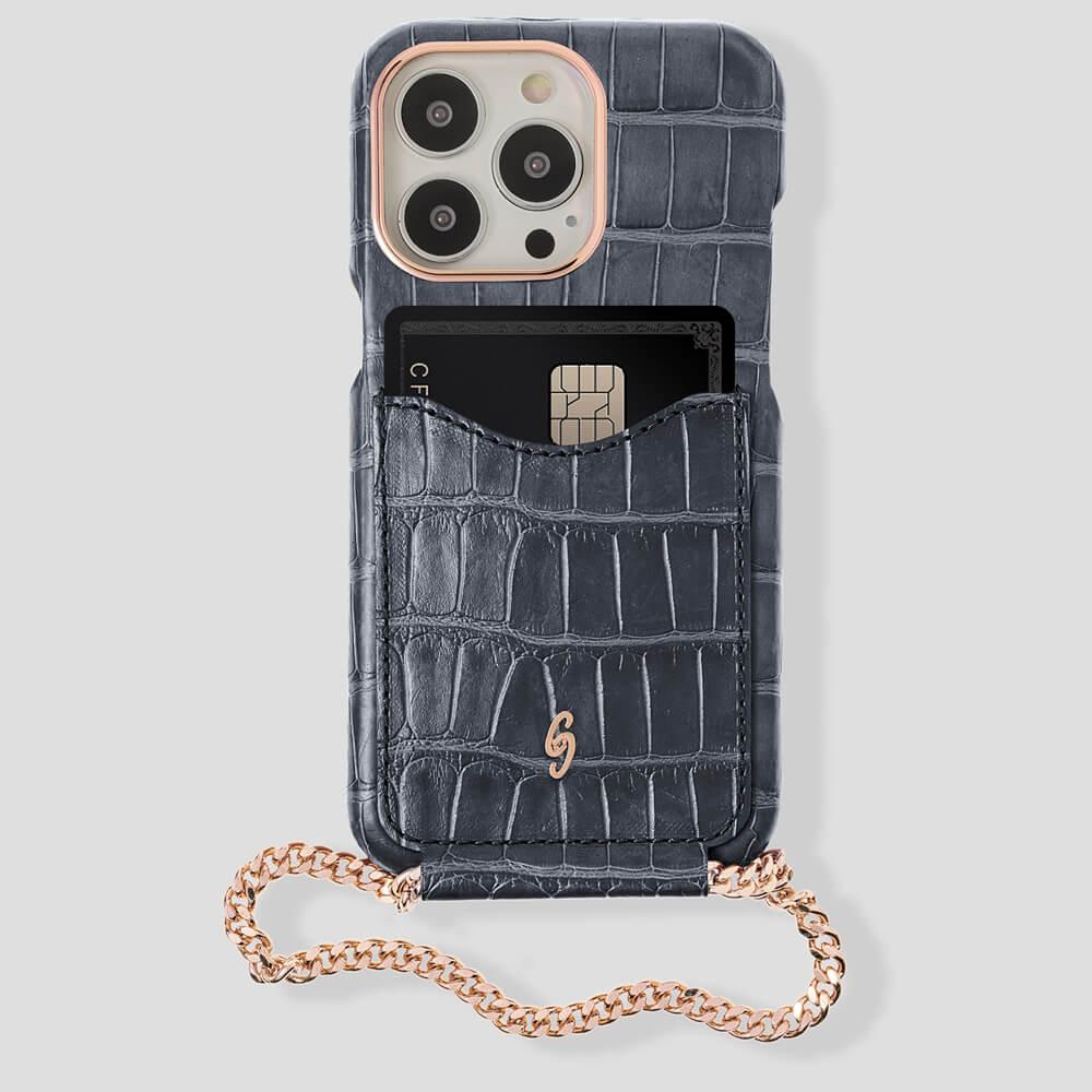 Cardholder Alligator Case for iPhone 14 Pro - Gatti Luxury