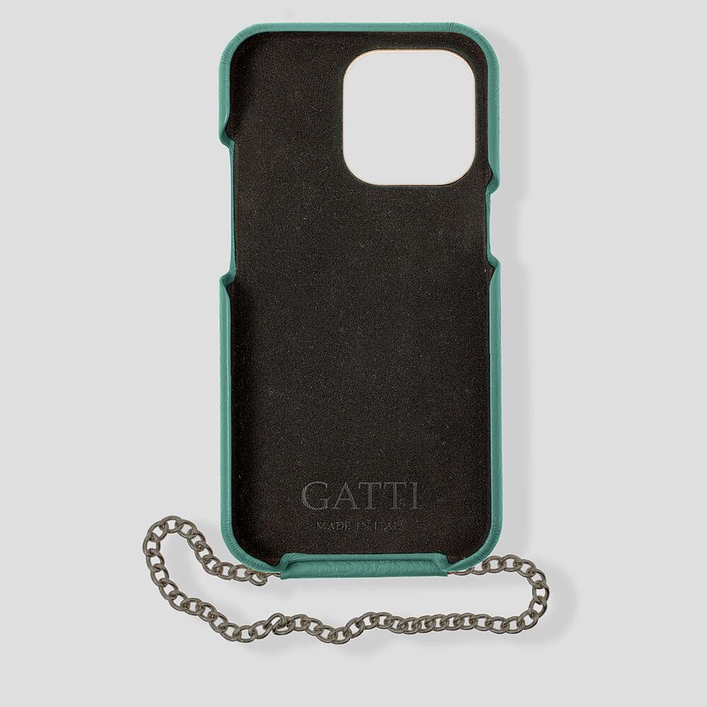 Cardholder Calfskin Case for iPhone 14 - gattiluxury