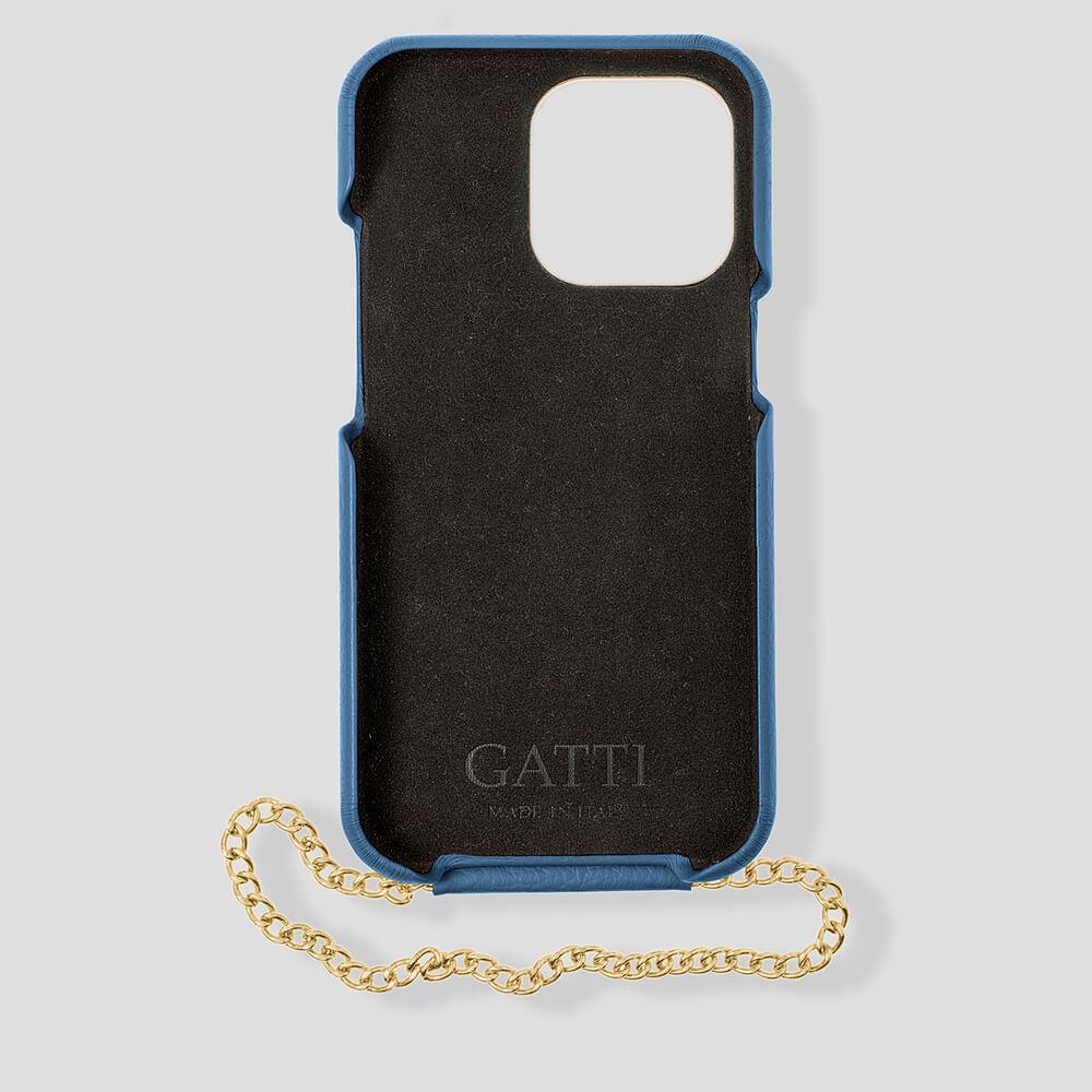 Cardholder Calfskin Case for iPhone 14 Max - gattiluxury