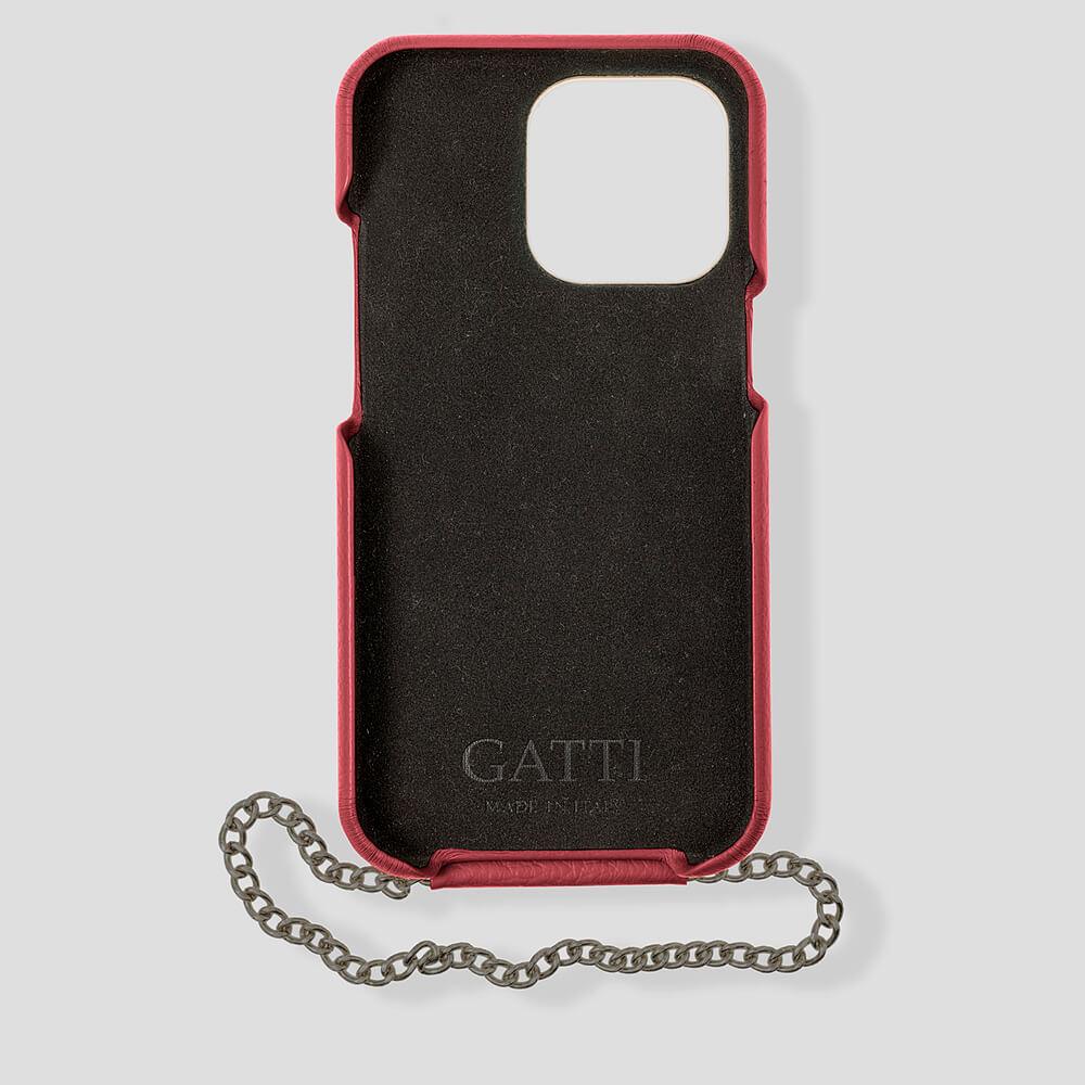 Cardholder Calfskin Case for iPhone 14 Max - gattiluxury