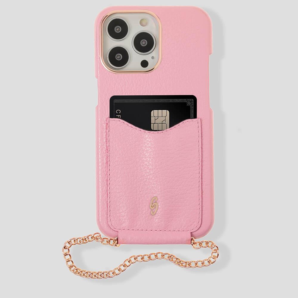 Cardholder Calfskin Case for iPhone 14 Max - gattiluxury