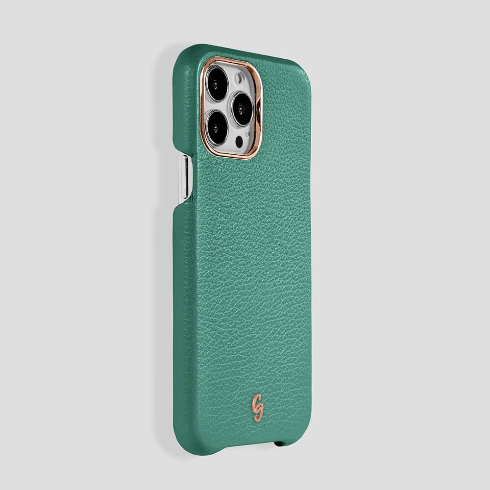 Classic Calfskin Case for iPhone 14 Max - gattiluxury