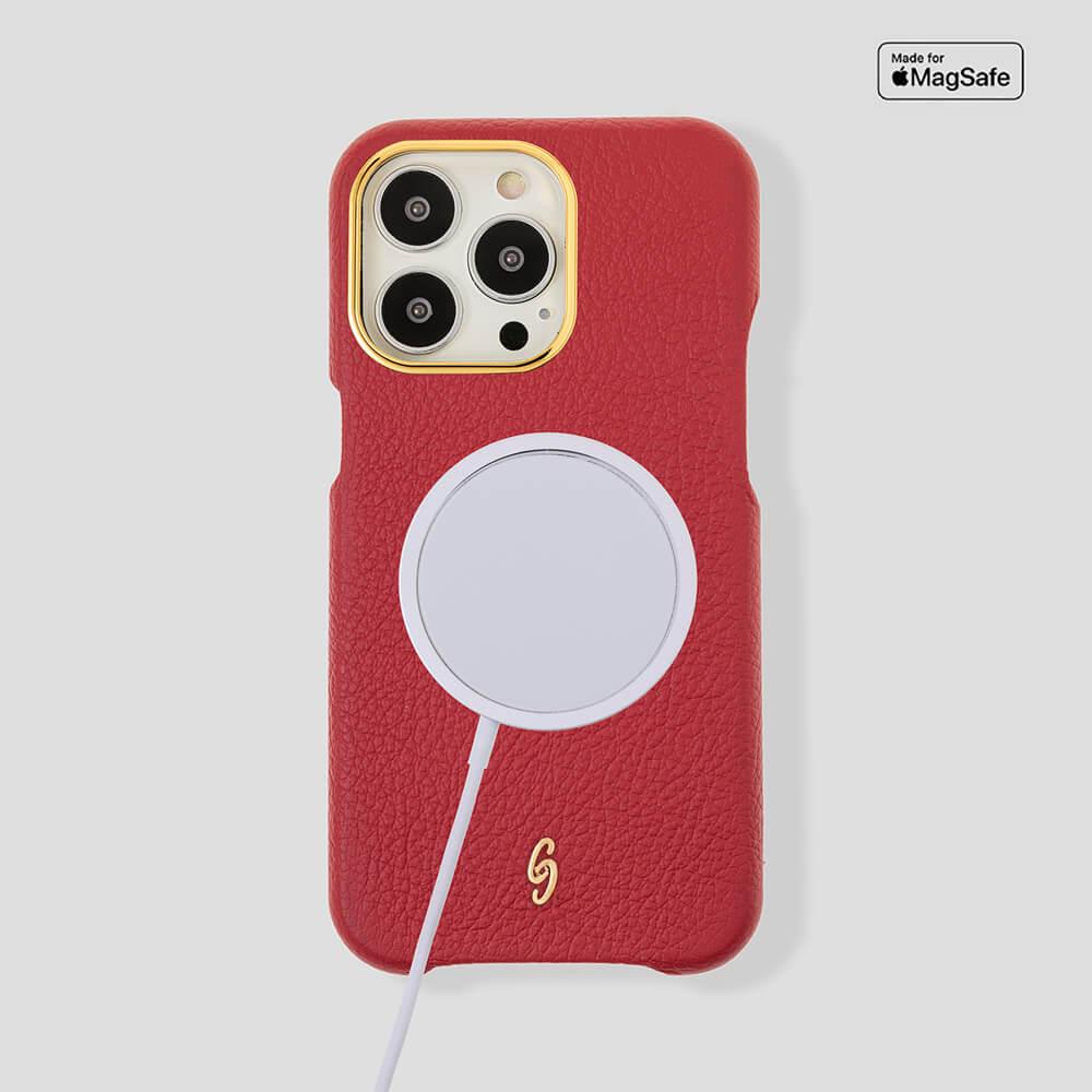 Classic Calfskin Case for iPhone 14 Pro Max - gattiluxury