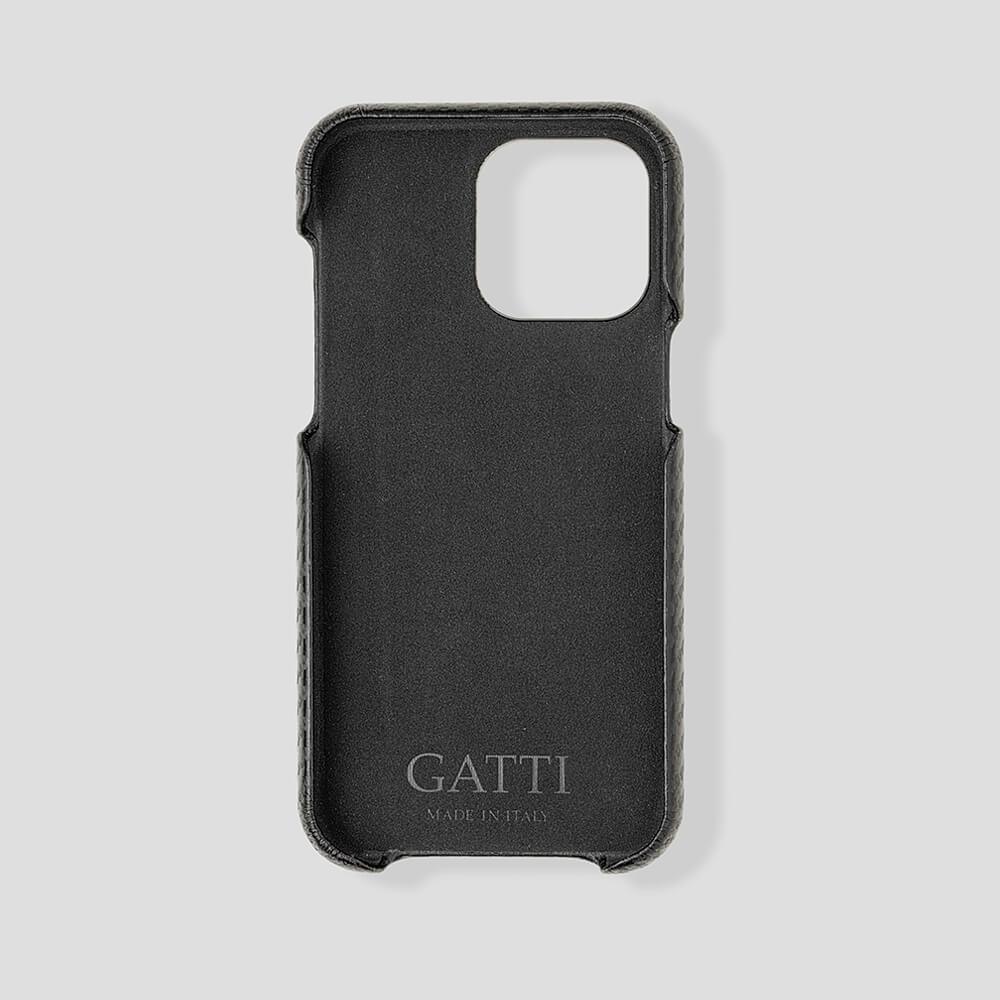 Classic Carbon Fiber Calfskin Case for iPhone 14 Plus - Gatti Luxury