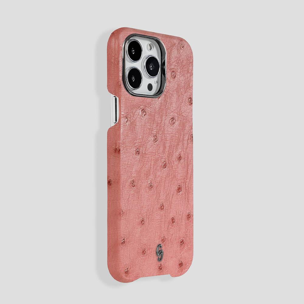 Classic Ostrich Case for iPhone 13 Pro - gattiluxury