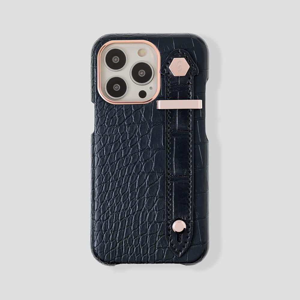 Loop Metal Strap Alligator Case for iPhone 13 Pro - gattiluxury