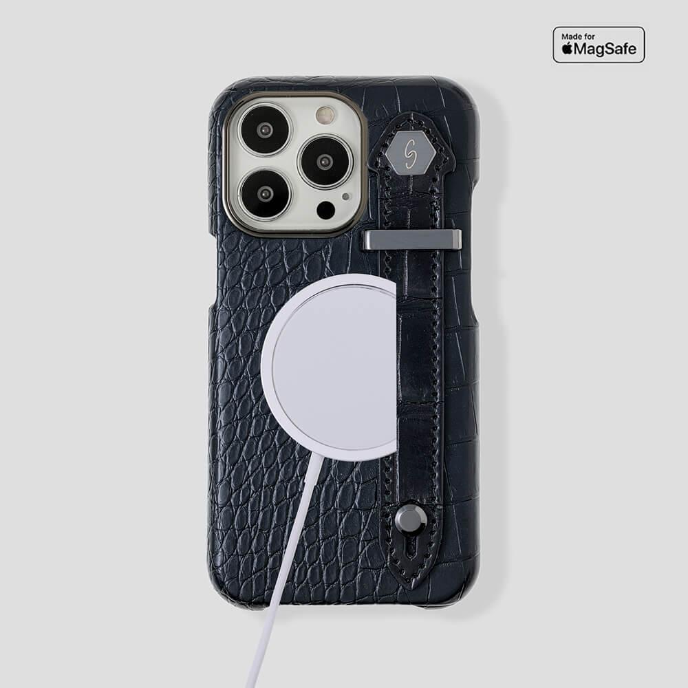 Loop Metal Strap Alligator Case for iPhone 13 Pro - gattiluxury