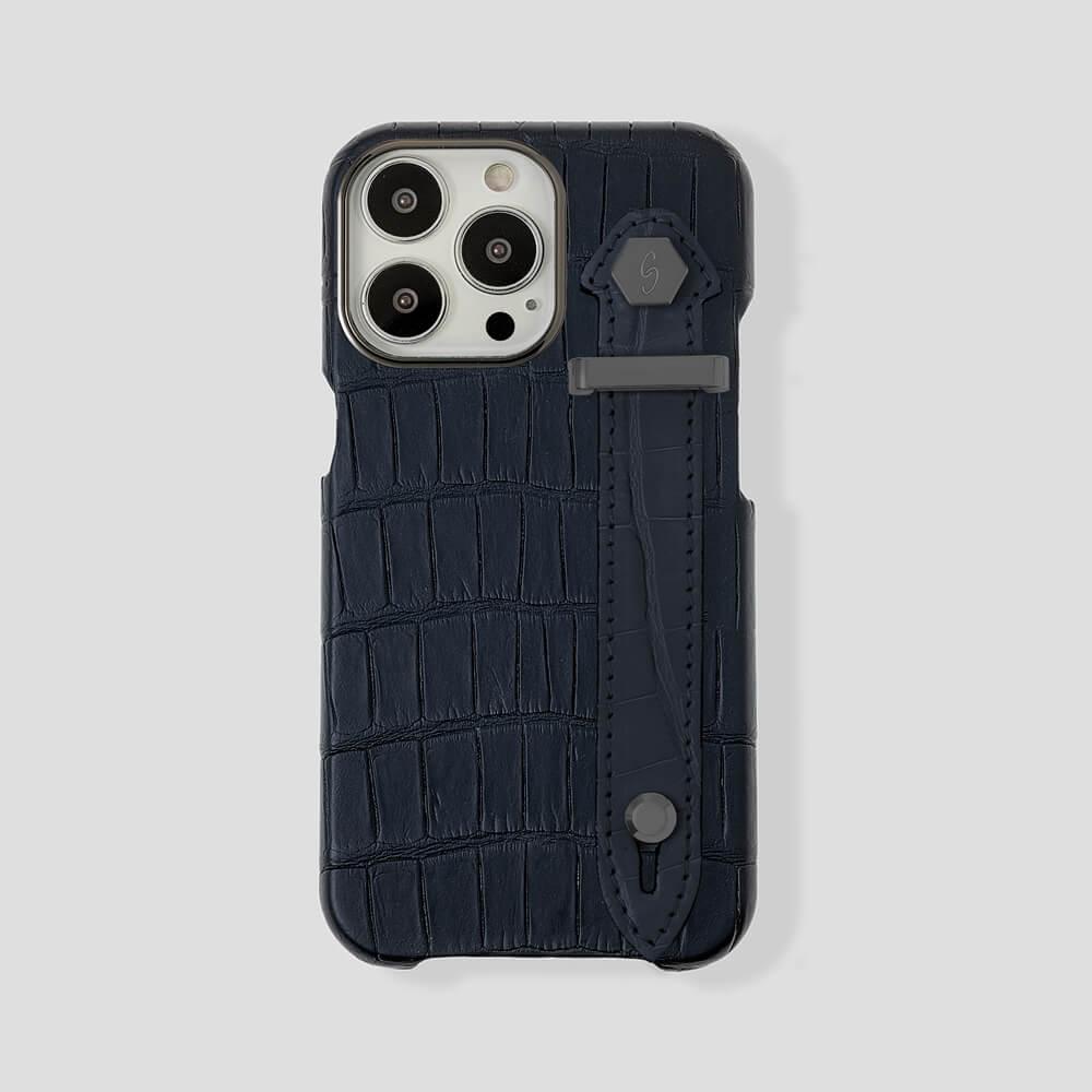 Loop Metal Strap Alligator Case for iPhone 13 Pro - gattiluxury