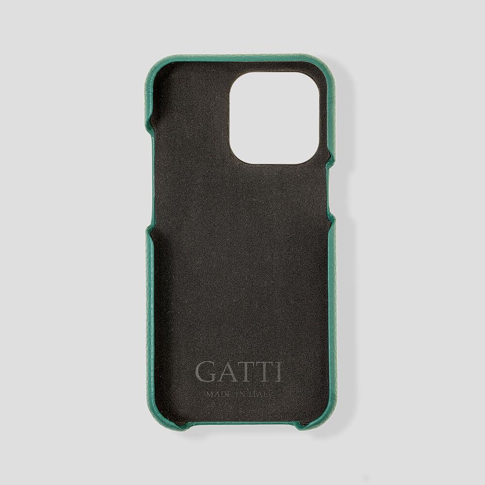 Loop Metal Strap Calfskin Case for iPhone 14 Pro - gattiluxury