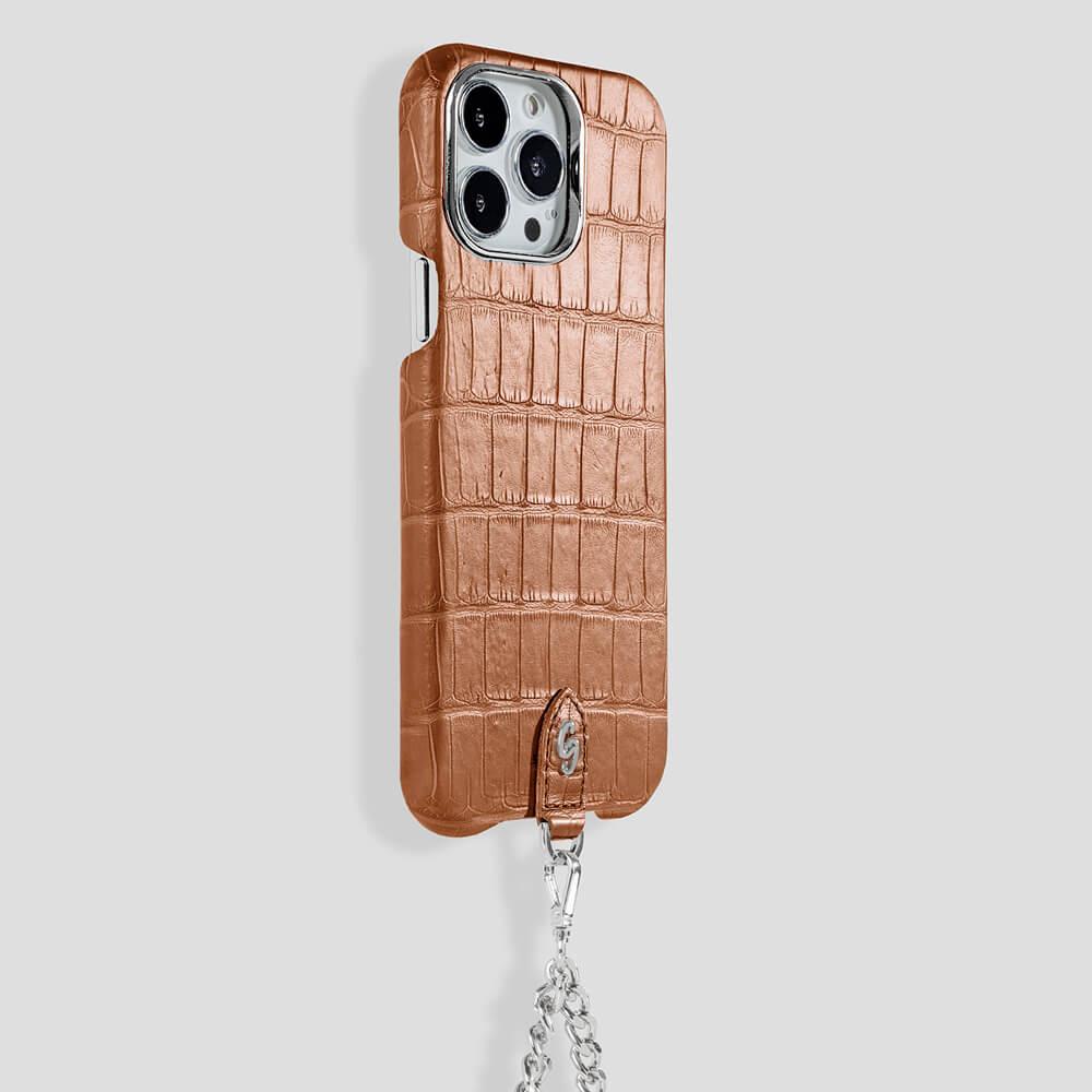 Necklace Alligator Case for iPhone 14 Pro Max - Gatti Luxury