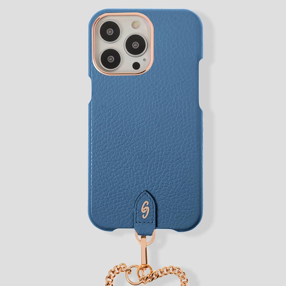 Necklace Calfskin Case for iPhone 13 Pro Max - gattiluxury