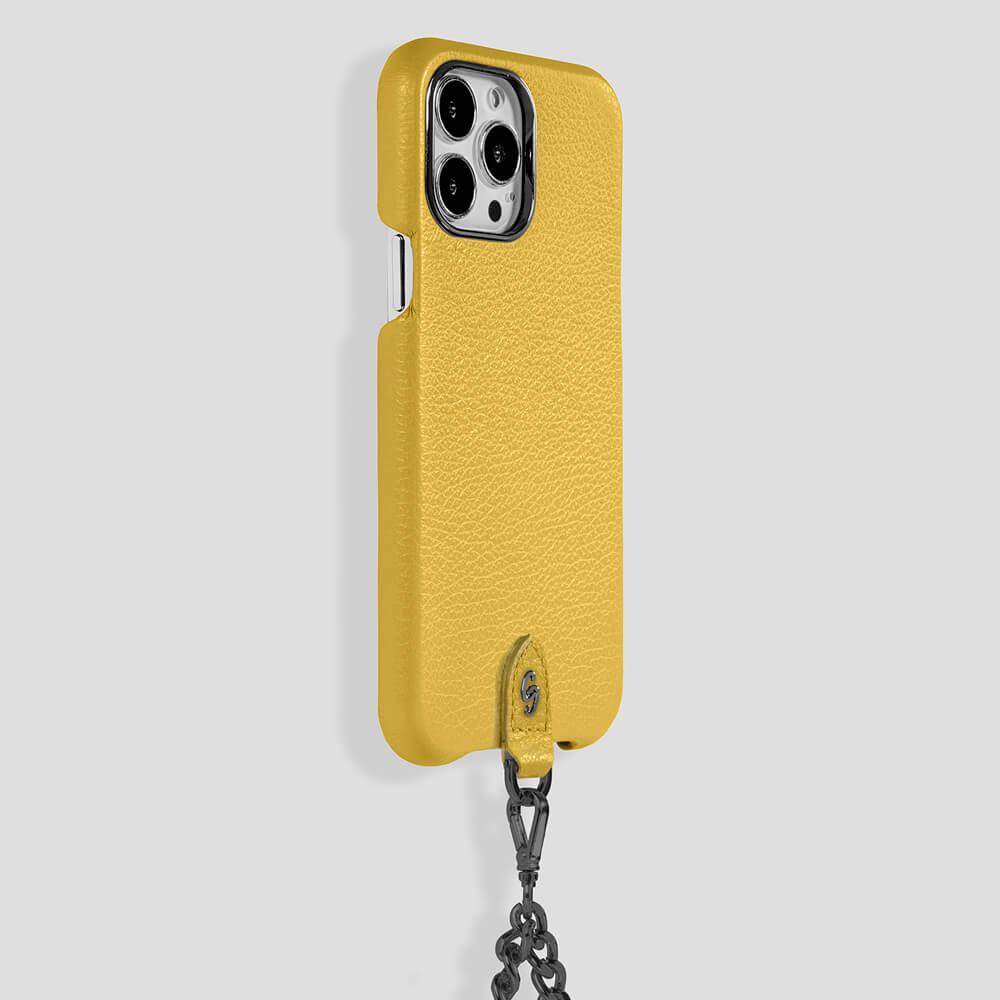 Necklace Calfskin Case for iPhone 14 Plus - Gatti Luxury