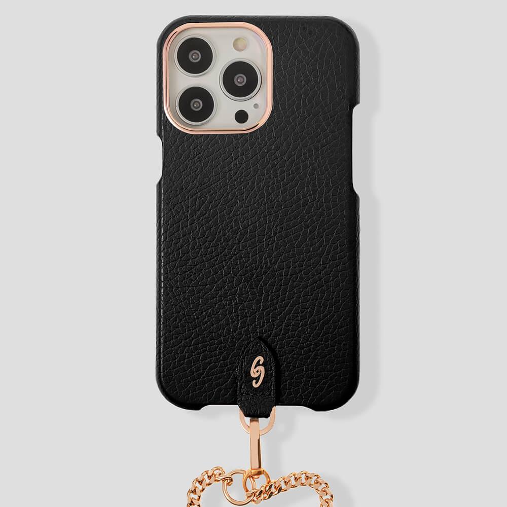 Necklace Calfskin Case for iPhone 14 Max - gattiluxury