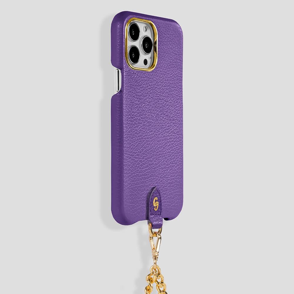 Necklace Calfskin Case for iPhone 14 Plus - Gatti Luxury