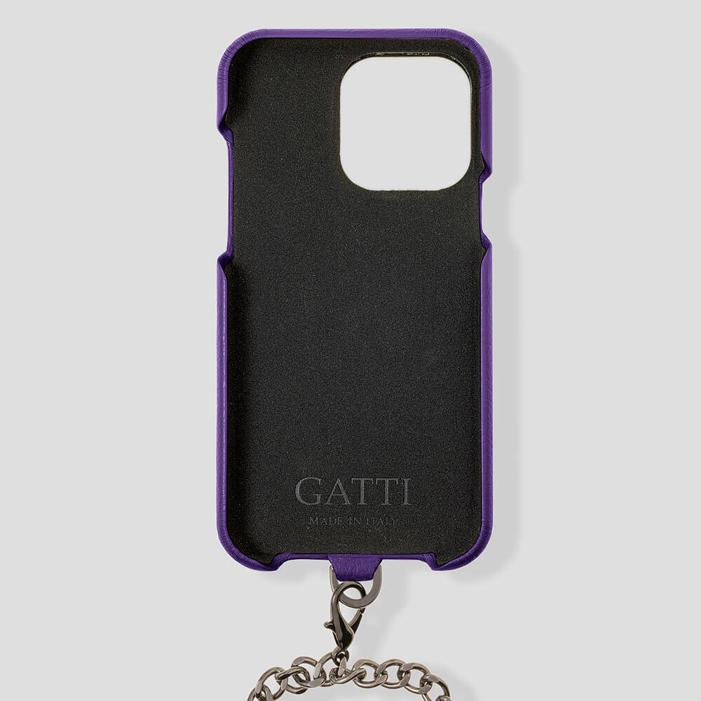 Necklace Calfskin Case for iPhone 14 Plus - Gatti Luxury