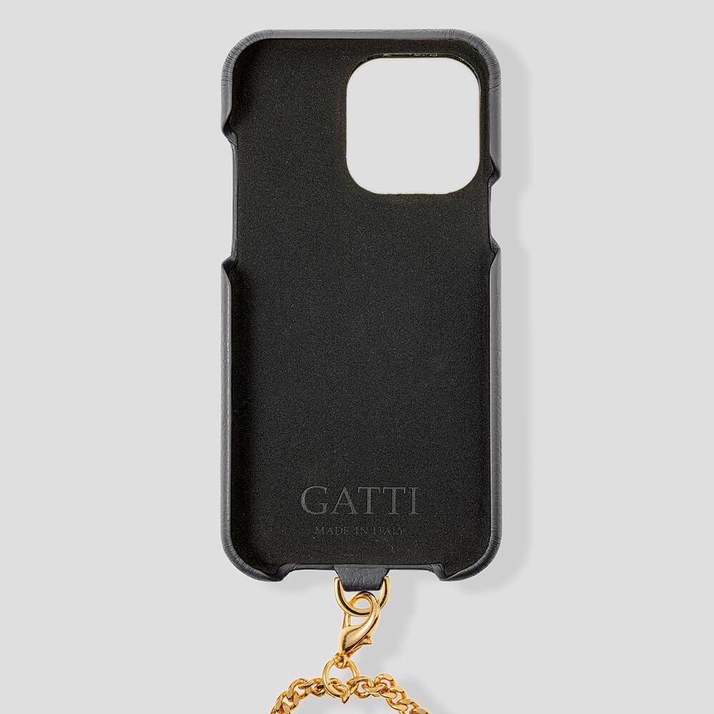 Necklace Calfskin Case for iPhone 14 Plus - Gatti Luxury