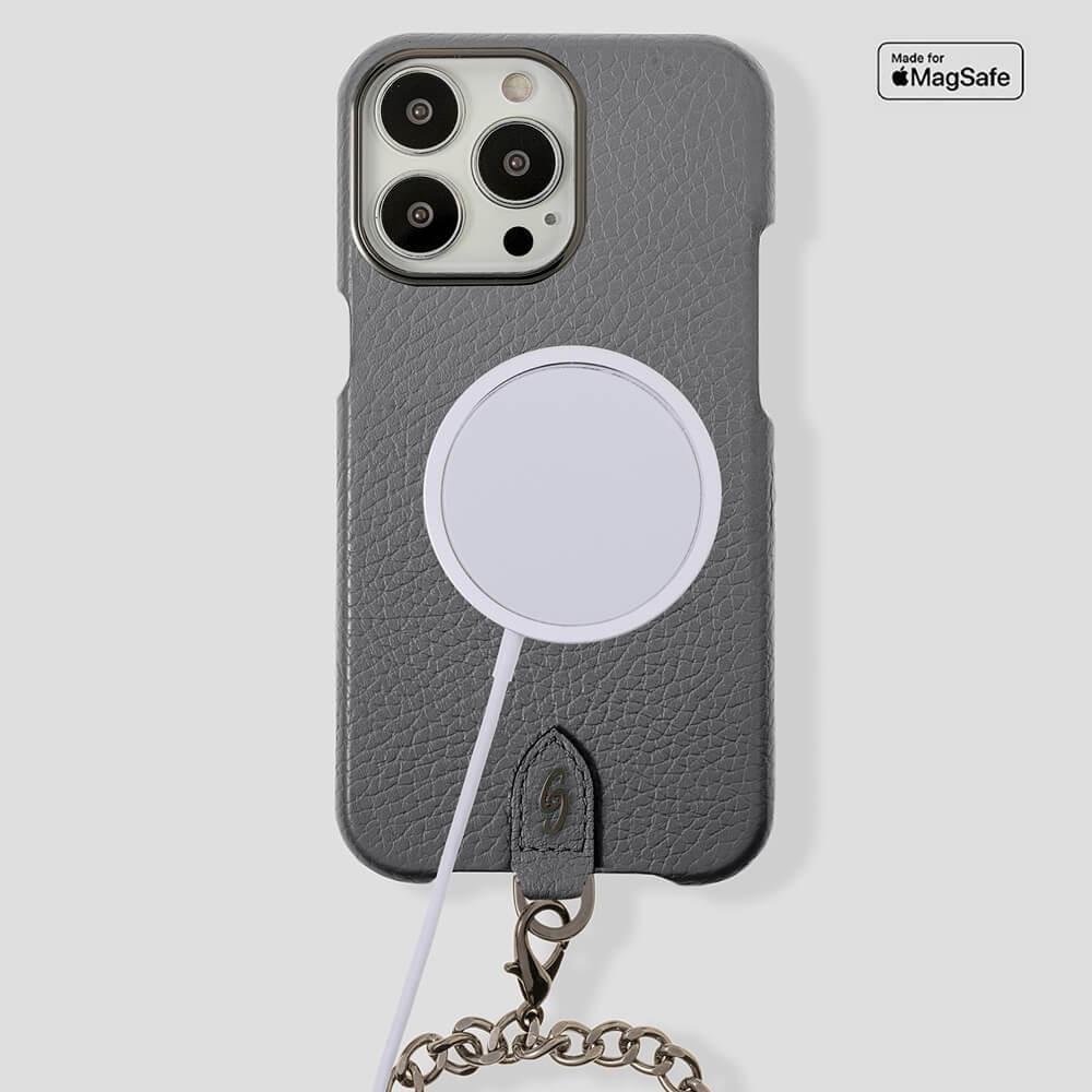 Necklace Calfskin Case for iPhone 14 Plus - Gatti Luxury