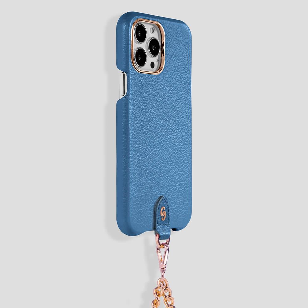 Necklace Calfskin Case for iPhone 14 Max - gattiluxury