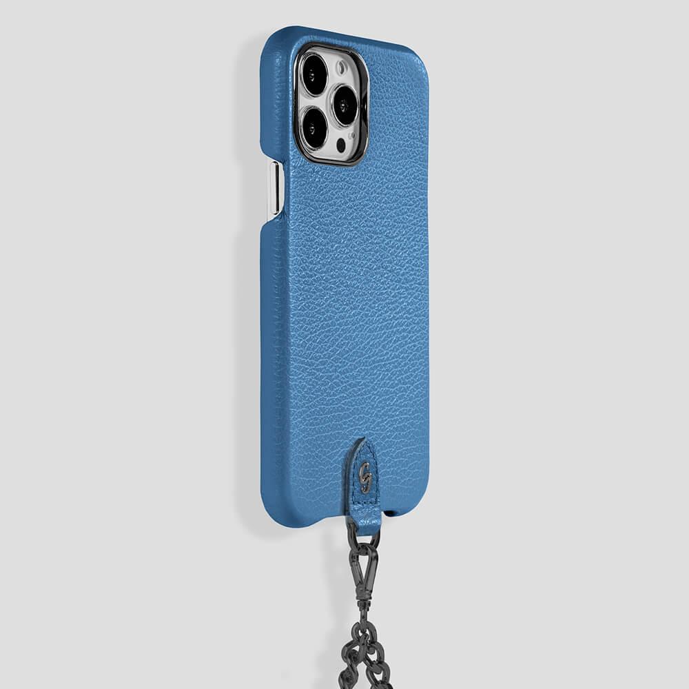 Necklace Calfskin Case for iPhone 14 Max - gattiluxury