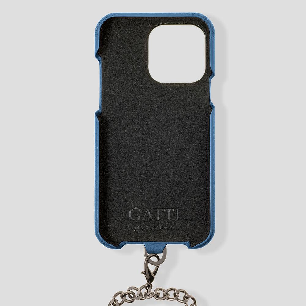 Necklace Calfskin Case for iPhone 14 Max - gattiluxury